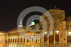 Umayyad mosque in Damascus, Syria