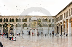 The Umayyad Mosque Damascus Syria 04/09/2009 the Great Mosque of Damascus