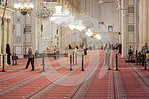 The Umayyad Mosque Damascus Syria 04/09/2009 the Great Mosque of Damascus