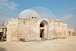 The Umayyad Palace in Amman, Jordan photo