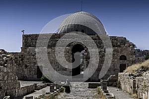 The Umayyad Palace in Amman, Jordan photo