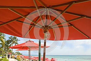 Umbrella beach