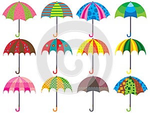 Umbrella design set