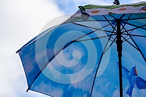 Umbrella display at Coppergate Shopping Centre