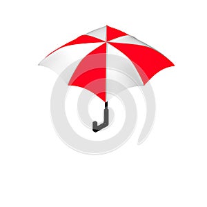 Umbrella Icon Isolated on White