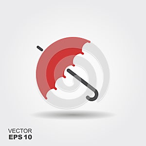 Umbrella Icon vector flat design