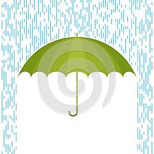Umbrella and rain F