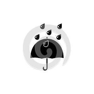 umbrella and rain icon. Element of weather elements illustration. Premium quality graphic design icon. Signs and symbols collectio