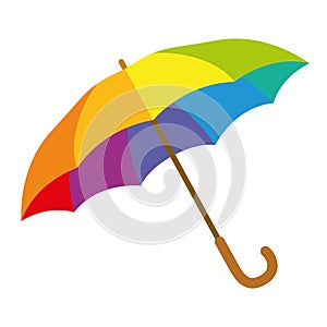 Un ombrello arcobaleno colori aprire colorato 