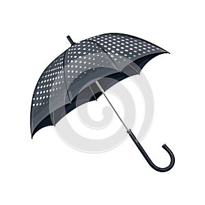 Umbrella symbolizes safety in wet weather outdoors