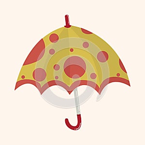 Umbrella theme elemets vector,eps