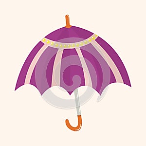 Umbrella theme elemets vector,eps