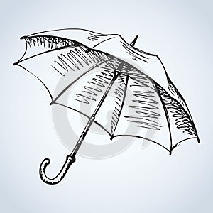 Umbrella. Vector drawing