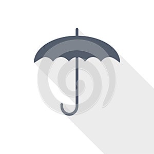 Umbrella vector icon, flat design illustration in eps 10