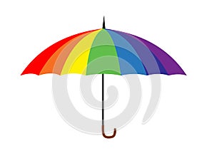 Umbrella.Vector illustration colorful umbrella.