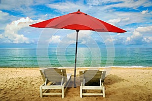 Umbrellas on the beach