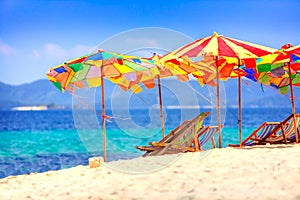 Umbrellas at the beach