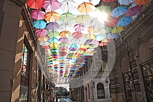 Umbrellas colorful