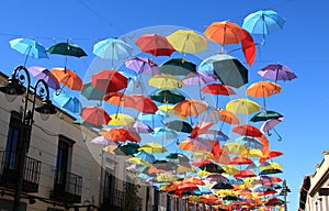 Umbrellas Madrid, Getafe, Spain