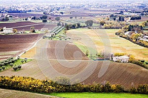 Umbrian landscape in autumn