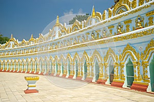 Umin Thonze Pagoda in Sagaing, Myanmar