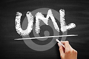 UML Unified Modeling Language - general-purpose, developmental, modeling language in the field of software engineering, acronym