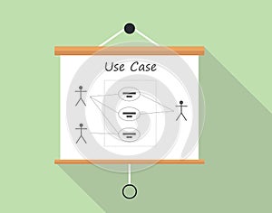 Uml unified modelling language use case diagram photo