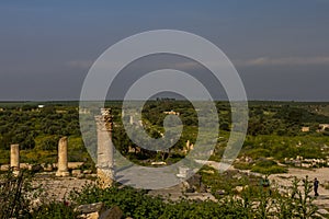 umm Qais, ruins in Jordan photo