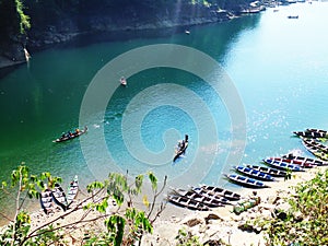 Umngot River Also Known As Dawki Lake, Is Touted As The Cleanest River In Asia