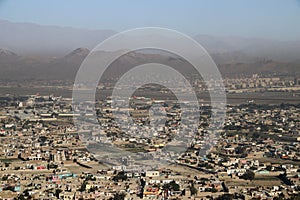 UN Helicopter flight from Kabul City by air photo