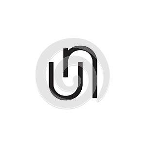 un initial letter vector logo icon photo