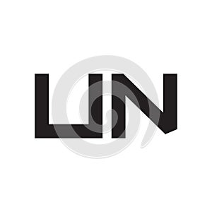 un initial letter vector logo icon photo