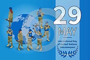 UN Peacekeepers Day Poster photo