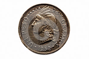 Un peso coin photo