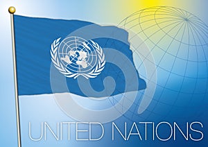 Un united nations flag