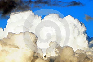 clouds in the sky photo