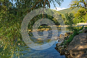 Una River in Kulen Vakuf, Bosnia