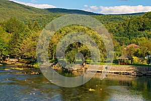 Una River in Kulen Vakuf, Bosnia