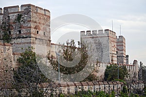 Unable to resist the conquest of Istanbul Byzantine walls