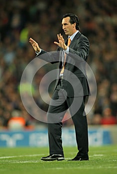 Unai Emery of Valencia CF