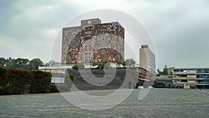 UNAM Central library photo