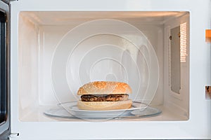 Microwave Hamburger