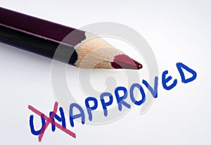 Unapproved word