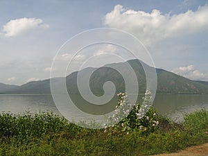 Unare lagoon coastal wetland in Venezuela