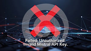Unauthorized access: invalid mistral api key