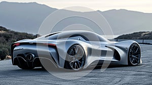 The unbranded general concept sports car