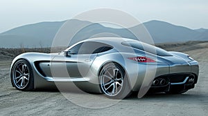 The unbranded general concept sports car