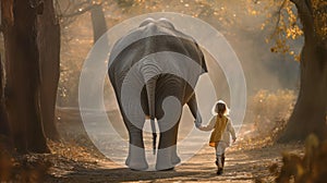 An Unbreakable Friendship: A Little Girl and her Loyal Elephant Companion