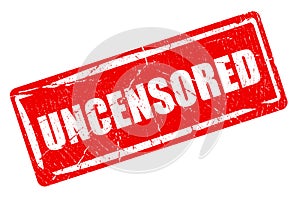 Uncensored content rubber stamp