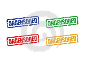 Uncensored worn stamp